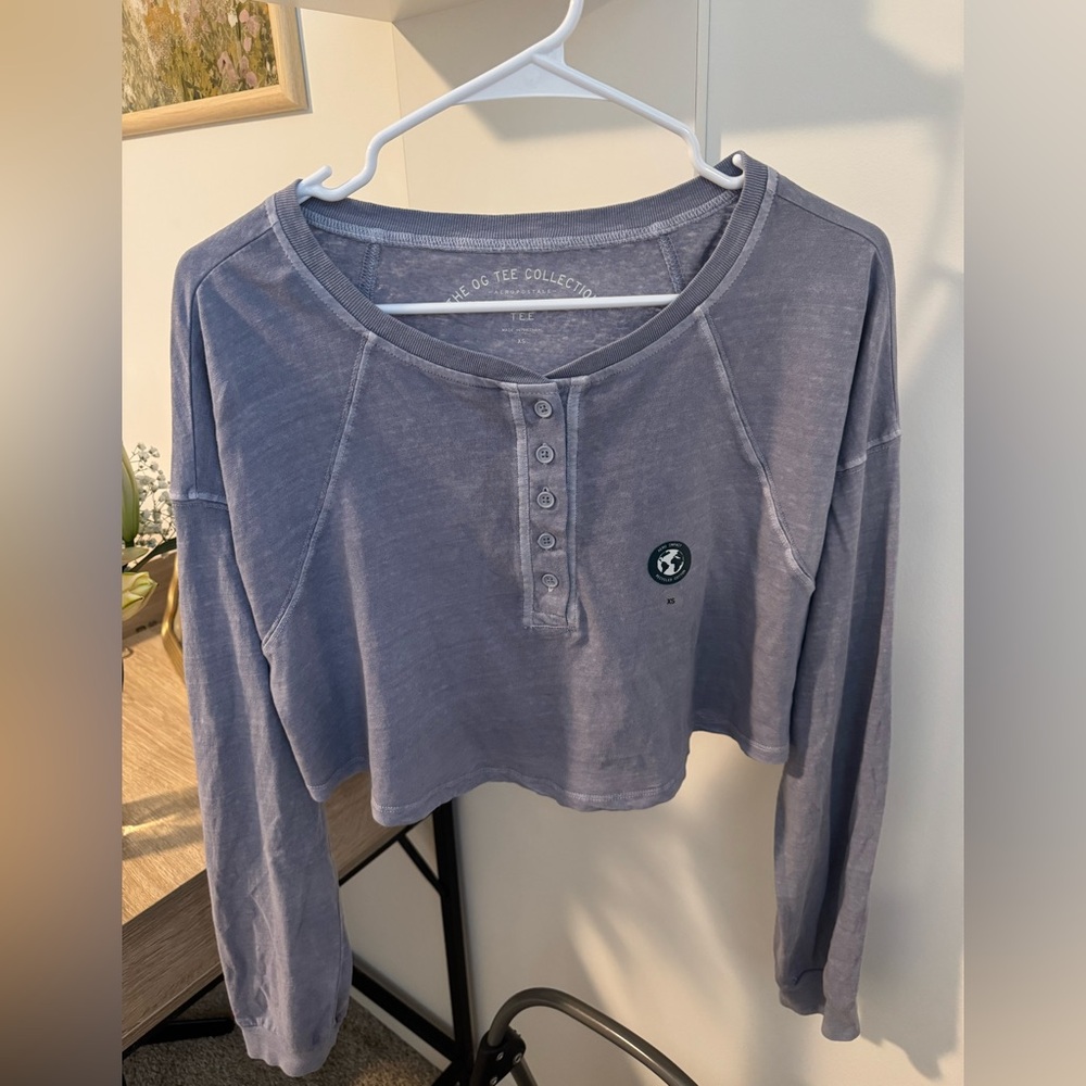 Aeropostale Crop Boyfriend Tee